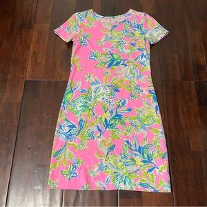 Lilly Pulitzer Declan Dress Women’s Size XXS Pima Cotton Pink